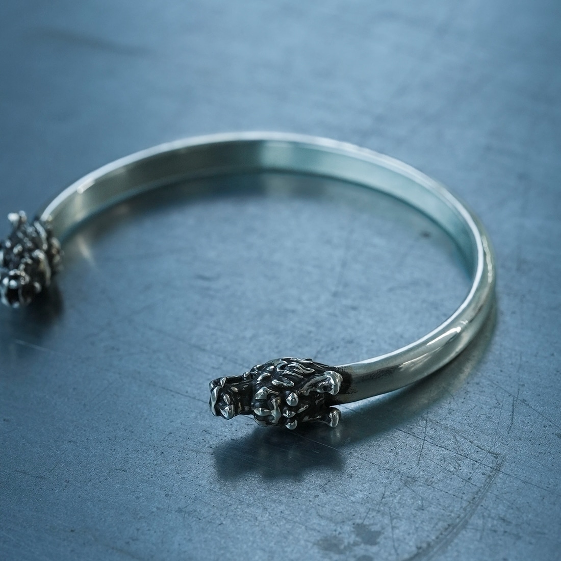 【龍が如く】OX JEWELRy Limited Silver Bangle for KIRYU KAZUMA シルバー シルバー