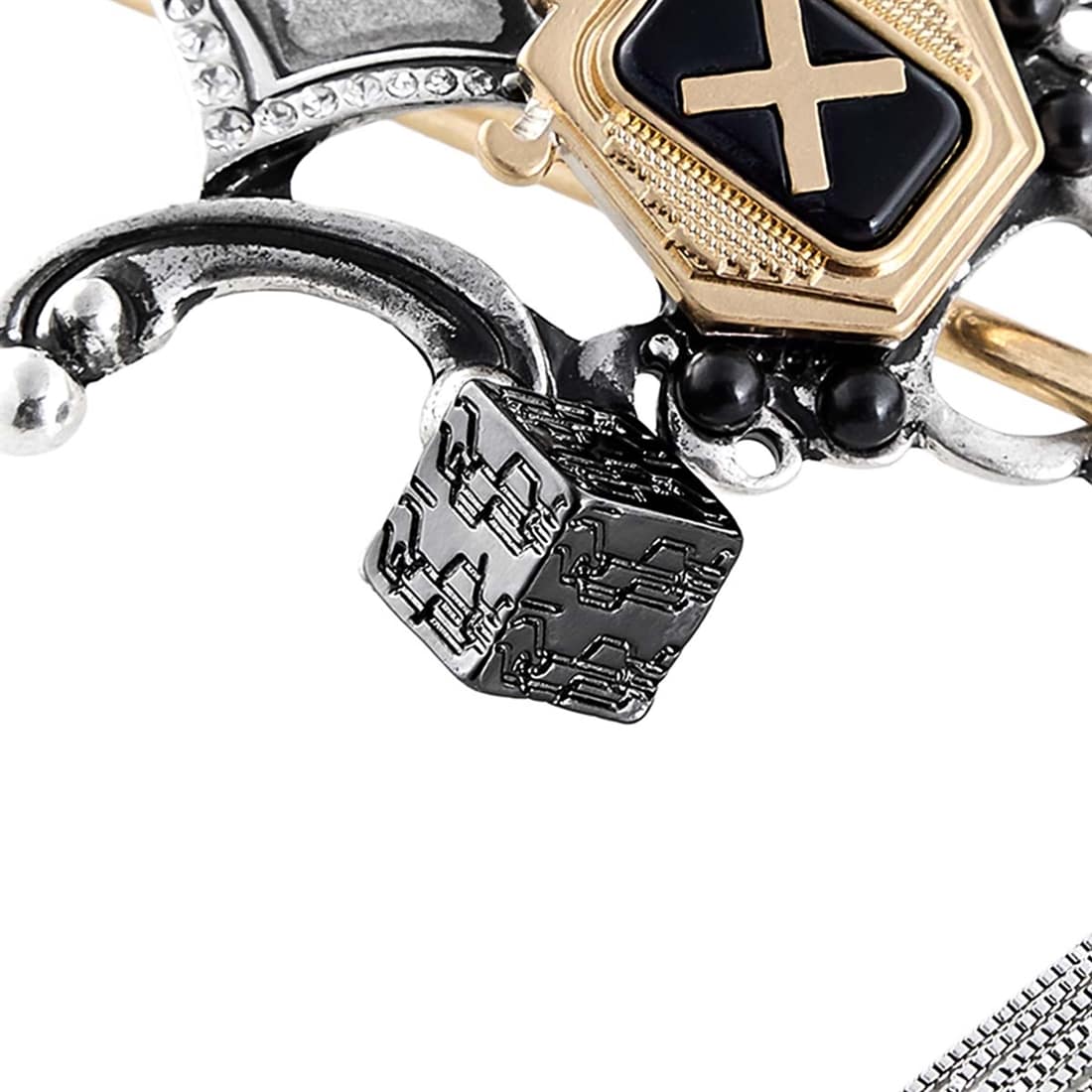 NieR:Automata Ver1.1a アイコニック ヘアオブジェ マジェステ ＋ 簪 9S ゴールド ヘアオブジェ 9S ゴールド