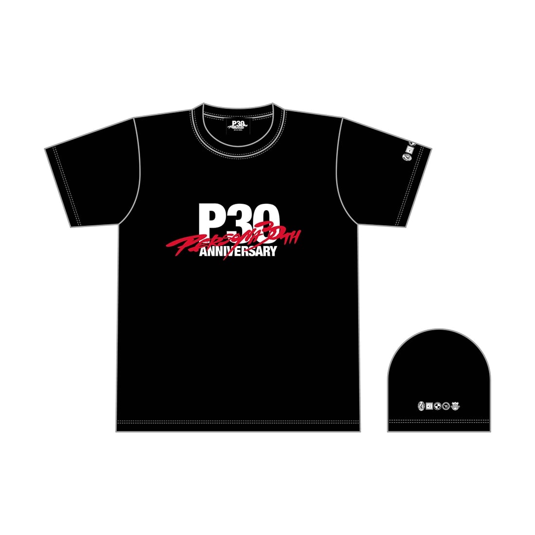 P30th ロゴ Tシャツ（ブラック) Mサイズ ブラック M