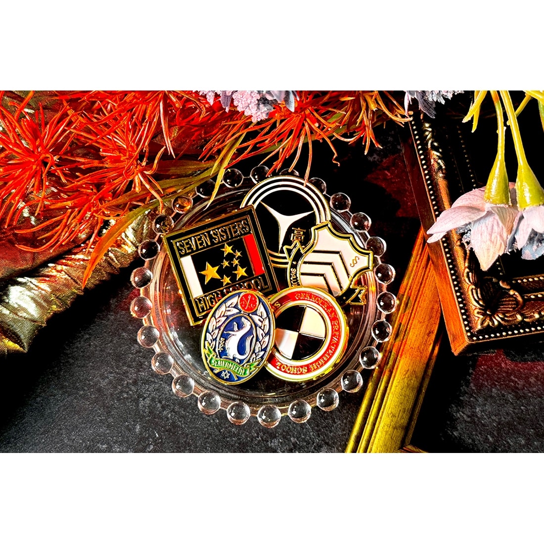 P30th 校章ピンバッジセット