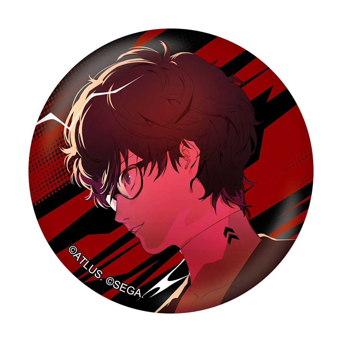 P30th 30周年記念イラストA 主人公レンチキュラー缶バッジ（P5） P5