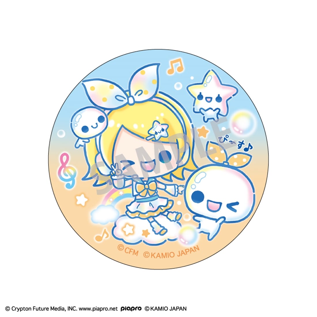 初音ミク×ぷくぷくあわわちゃんトレーディング缶バッジ 【1BOX】