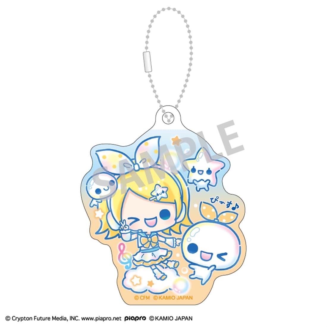 初音ミク×ぷくぷくあわわちゃん アクリルキーホルダーセット 初音ミク・鏡音リン・鏡音レン