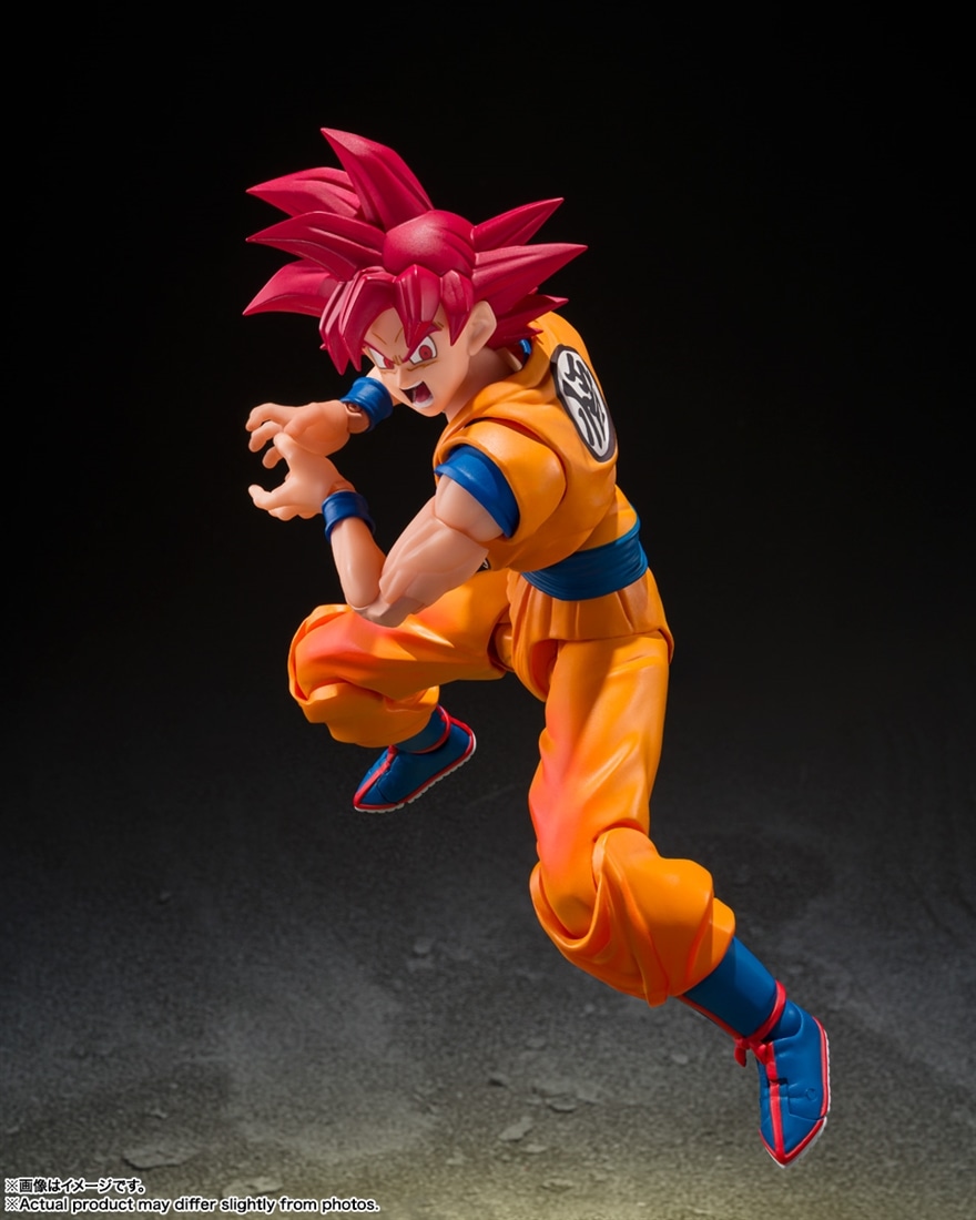 ドラゴンボール超 S.H.Figuarts 超サイヤ人ゴッド孫悟空〈神の気を纏いし姿〉