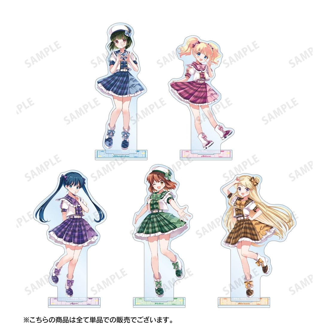 きんいろモザイク 原悠衣先生 描き下ろし 九条カレン アイドル風衣装ver. BIGアクリルスタンド