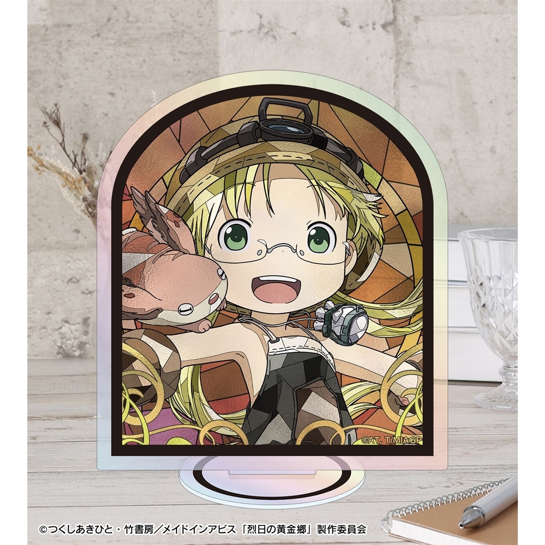 メイドインアビス 烈日の黄金郷 リコ＆メイニャ Aure Glass オーロラアクリルスタンド