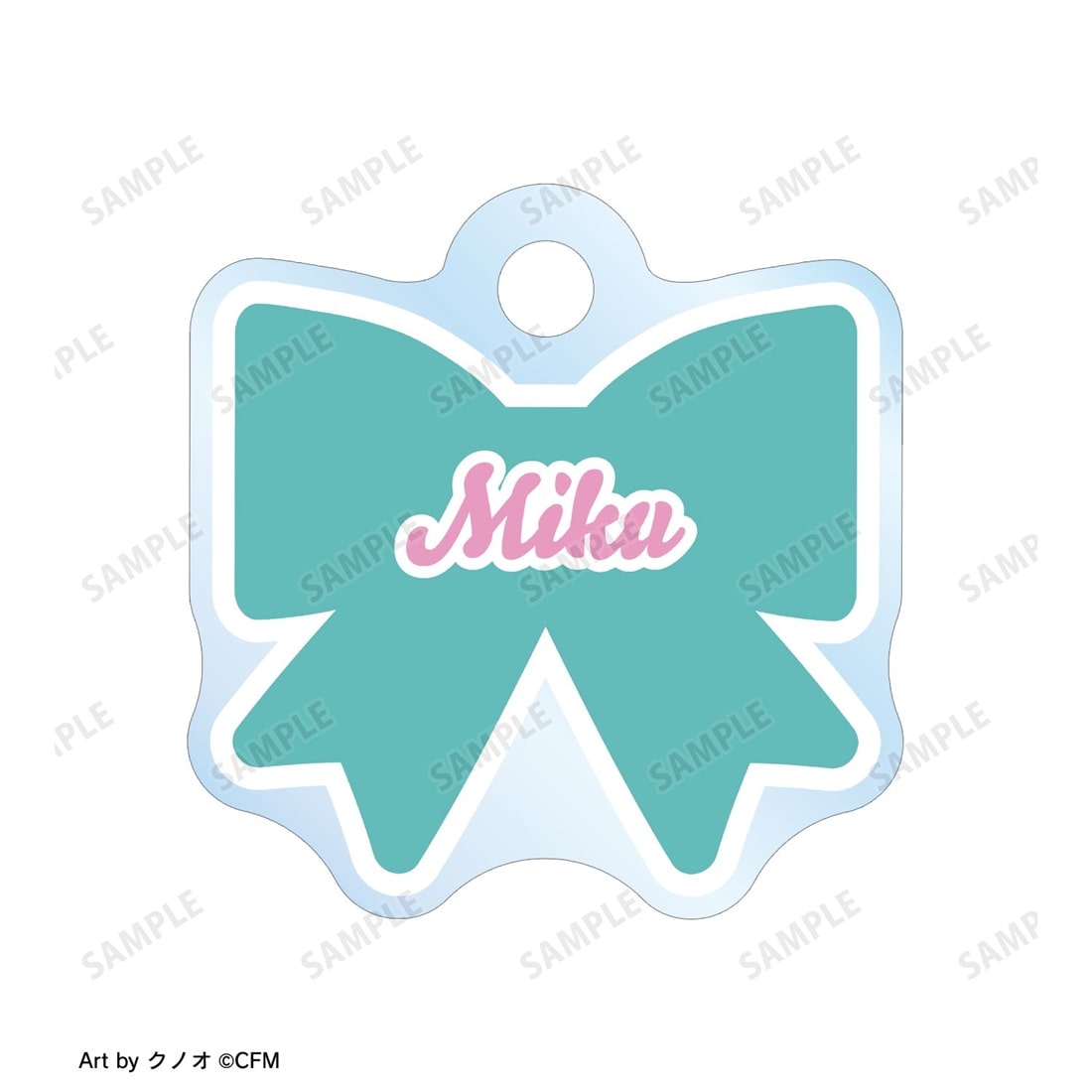 初音ミク 描き下ろし 初音ミク 私服ver. Art by クノオ 2連ワイヤーアクリルキーホルダー