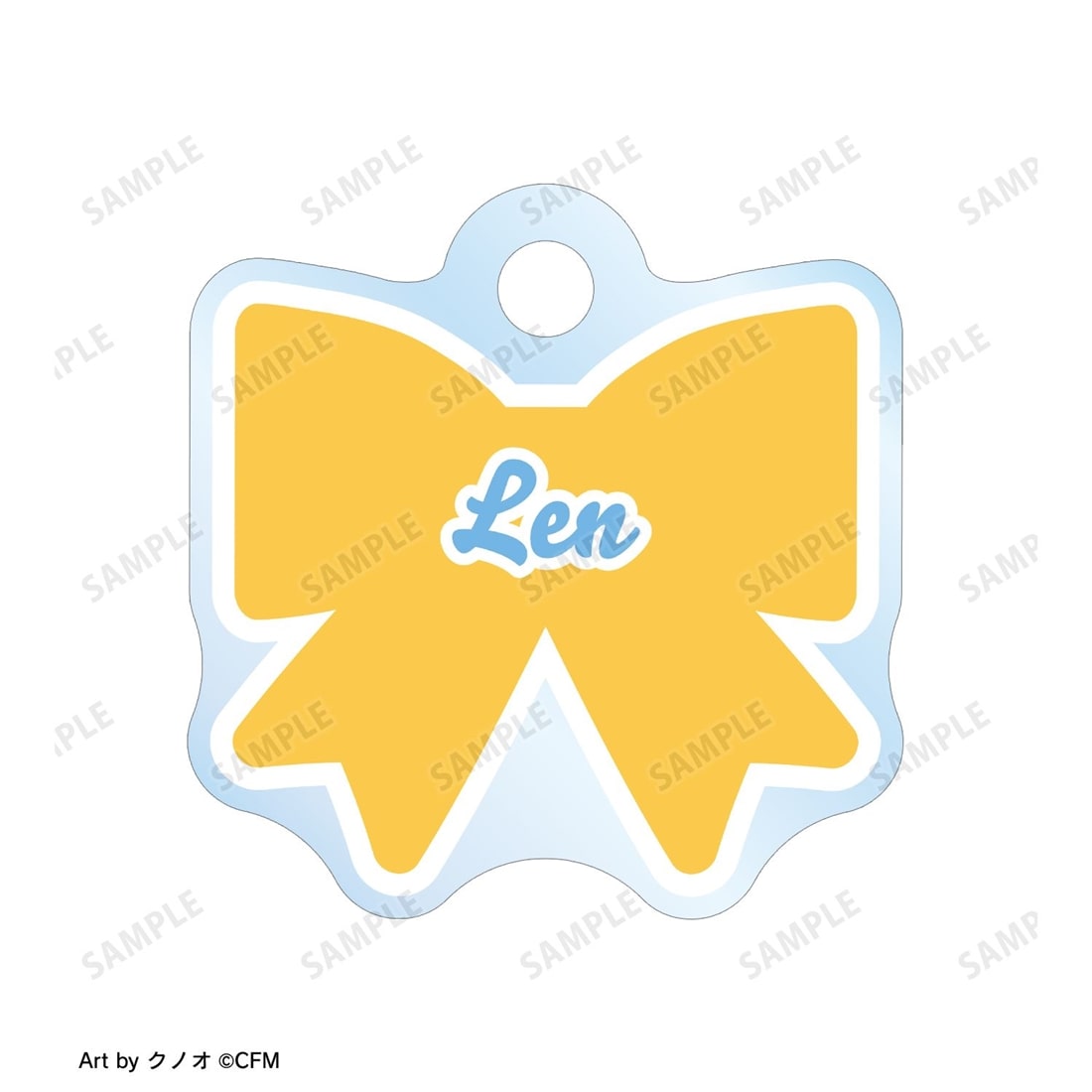 初音ミク 描き下ろし 鏡音レン 私服ver. Art by クノオ 2連ワイヤーアクリルキーホルダー