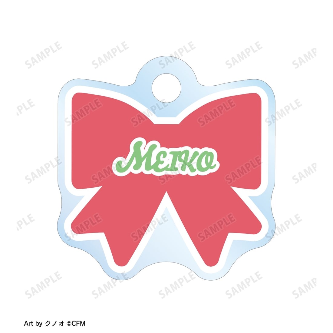 初音ミク 描き下ろし MEIKO 私服ver. Art by クノオ 2連ワイヤーアクリルキーホルダー