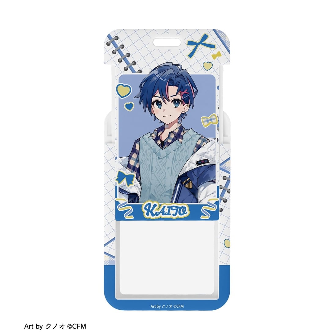 初音ミク 描き下ろし KAITO 私服ver. Art by クノオ フォトカードホルダー