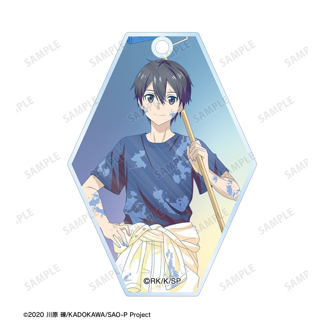 ソードアート・オンライン 描き下ろし キリト ペイントスタイルver. Ani-Art clear label 第2弾 2連スライドアクリルキーホルダー