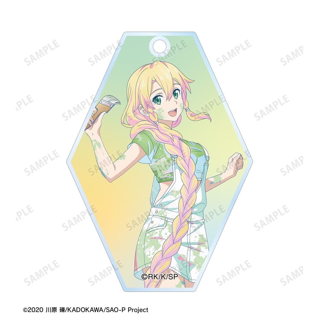 ソードアート・オンライン 描き下ろし リーファ ペイントスタイルver. Ani-Art clear label 第2弾 2連スライドアクリルキーホルダー