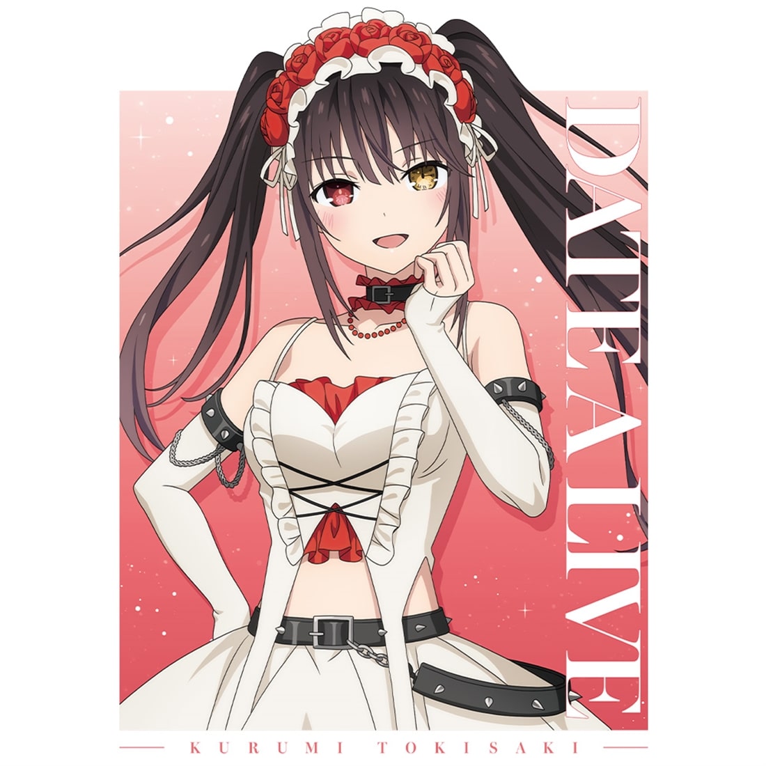 デート・ア・ライブV Tシャツ 時崎狂三 ゴシックパンク ホワイトver. XLサイズ 【描き下ろし】 XL
