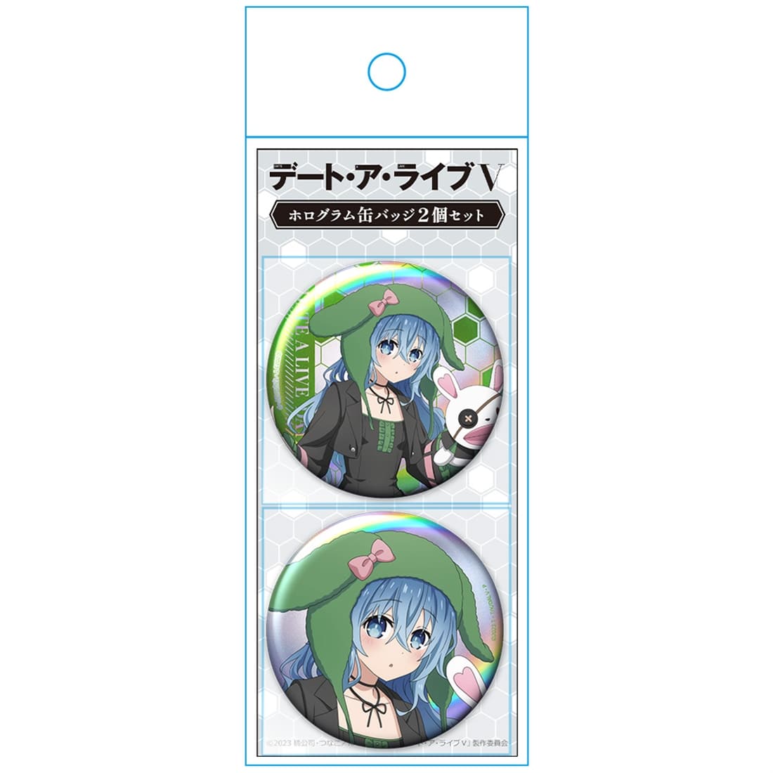 デート・ア・ライブV ホログラム缶バッジ2個セット 四糸乃 ゴシックパンクver. 【描き下ろし】