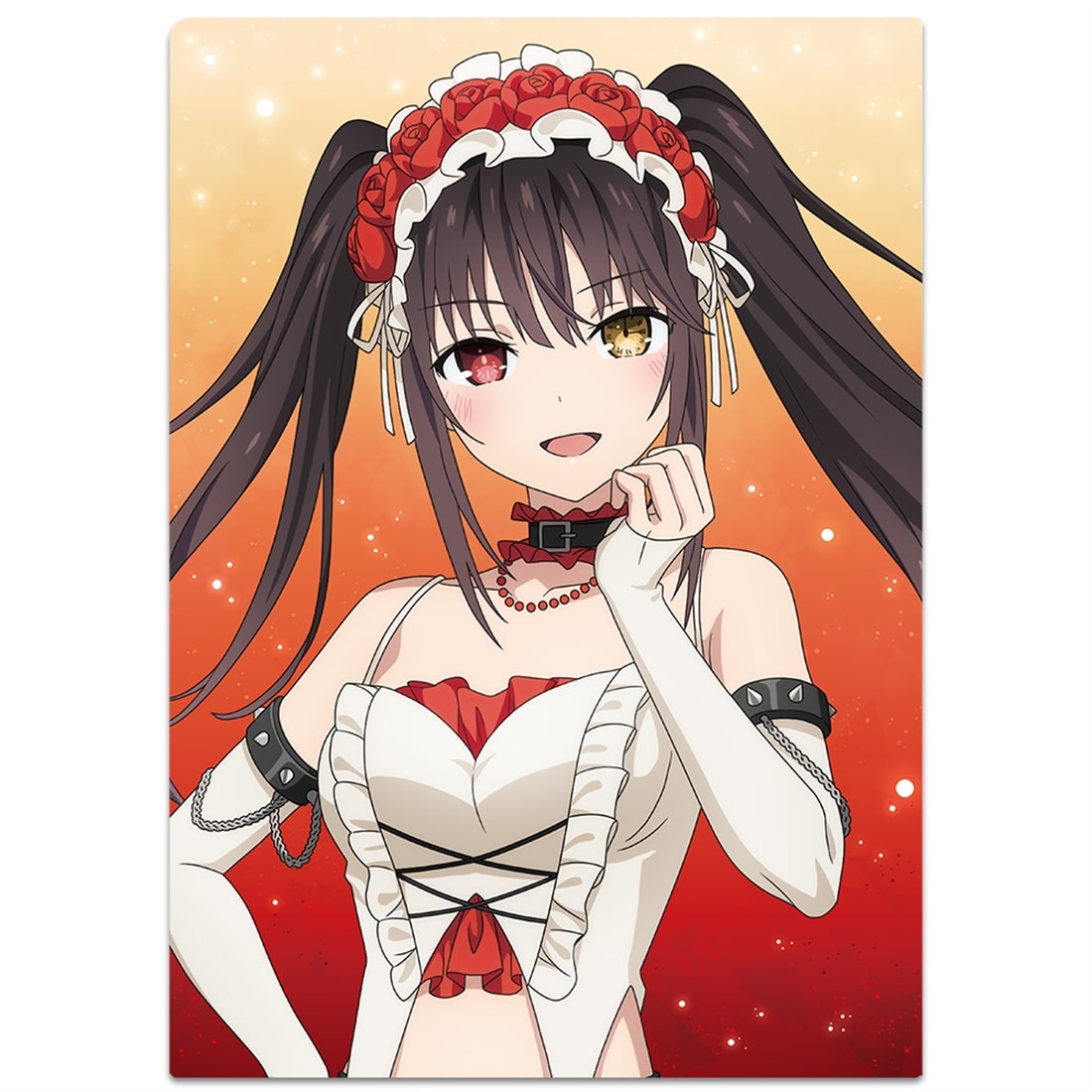 デート・ア・ライブV クリアファイル 時崎狂三 ゴシックパンク ホワイトver. 【描き下ろし】