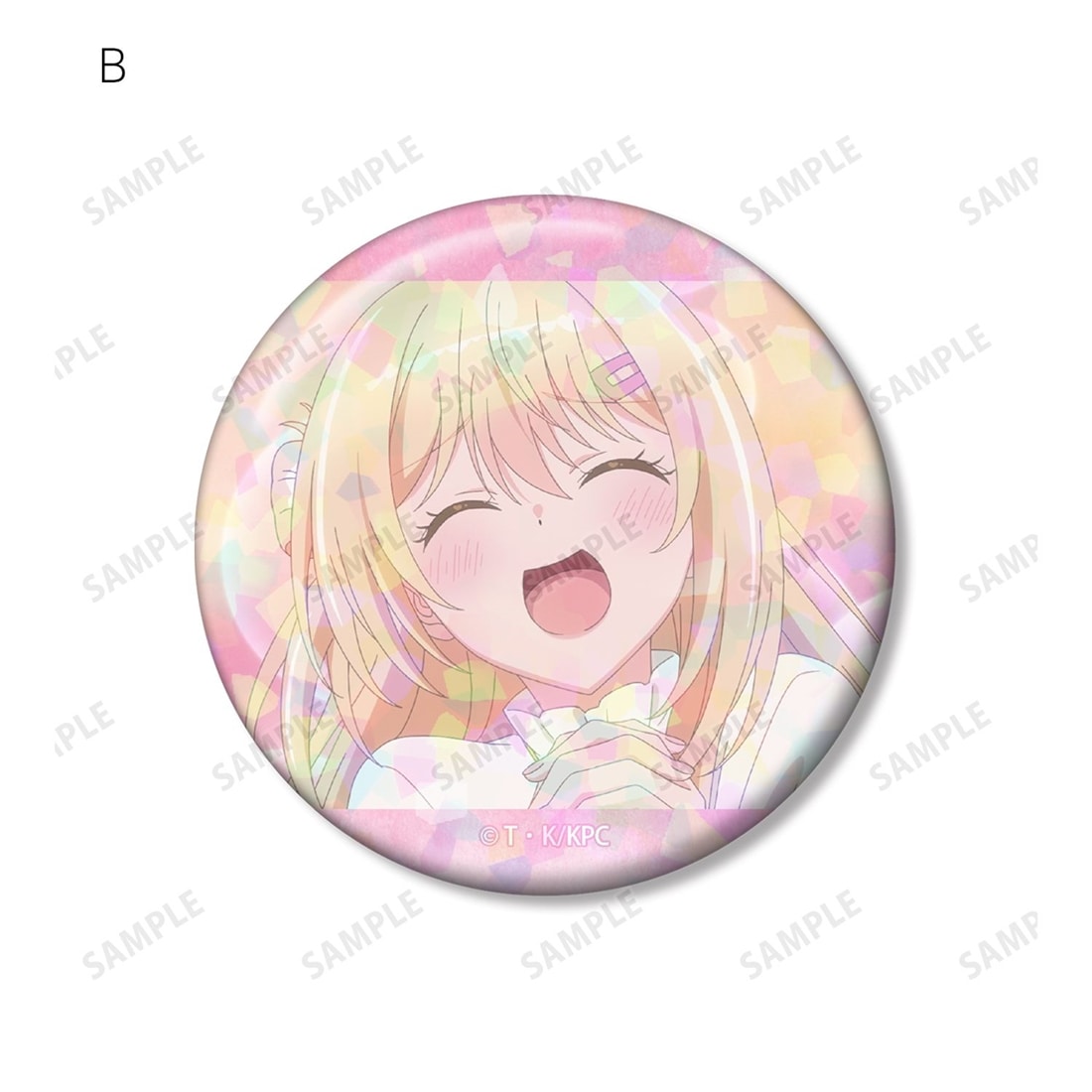 クラスで2番目に可愛い女の子と友だちになった 天海夕 ホログラム缶バッジ2個セット