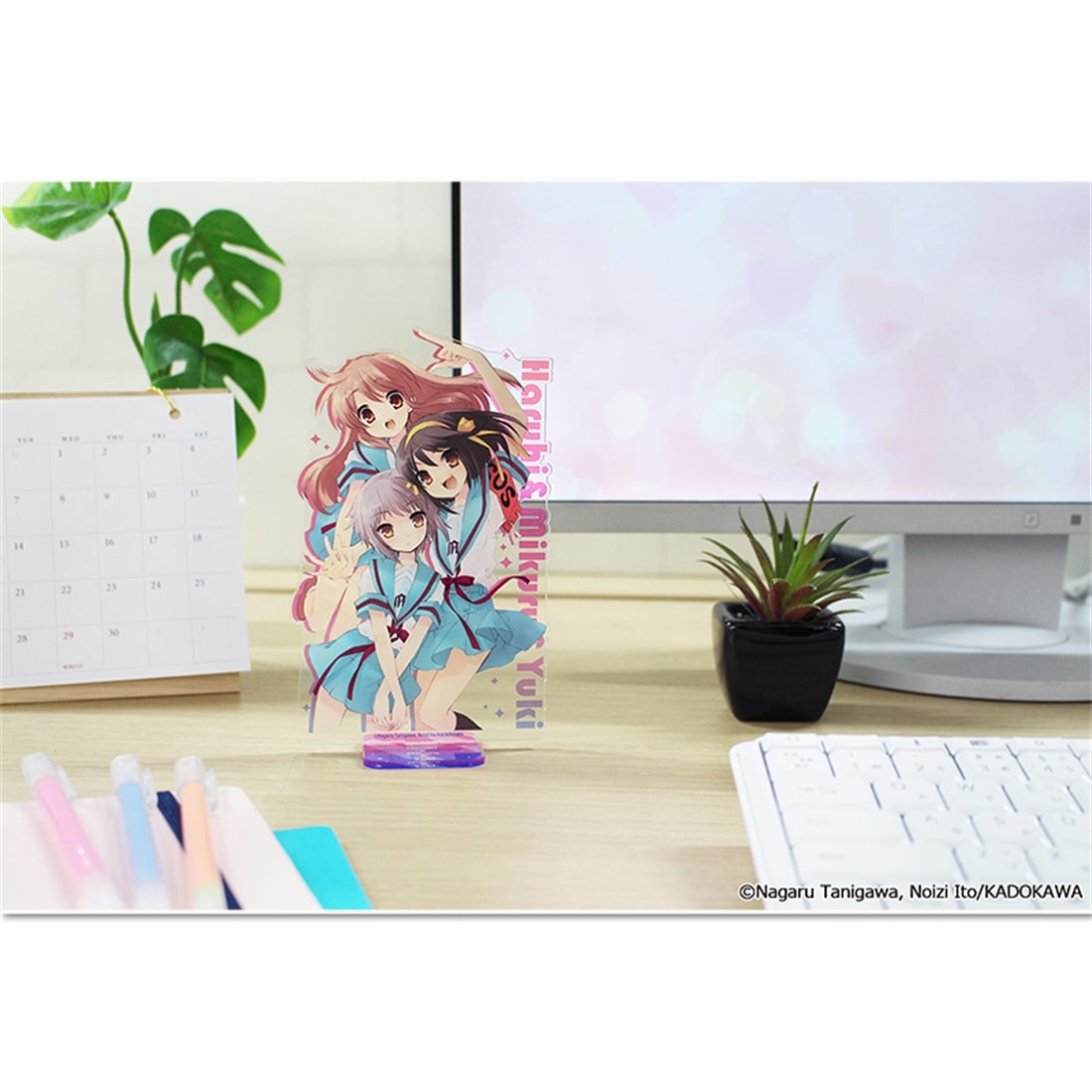 涼宮ハルヒシリーズ アクリルスタンド ハルヒ＆みくる＆有希