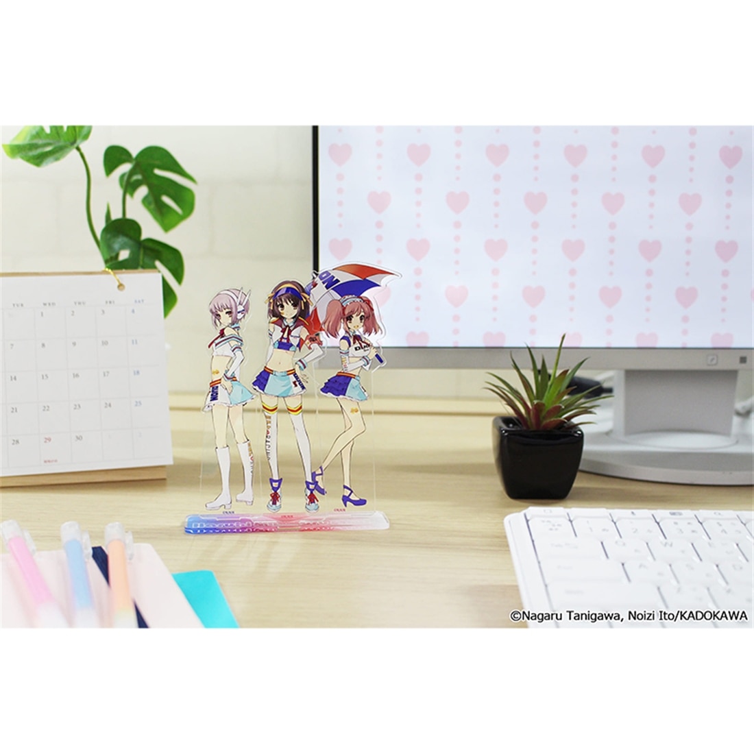涼宮ハルヒシリーズ アクリルジオラマスタンド ハルヒ＆みくる＆有希