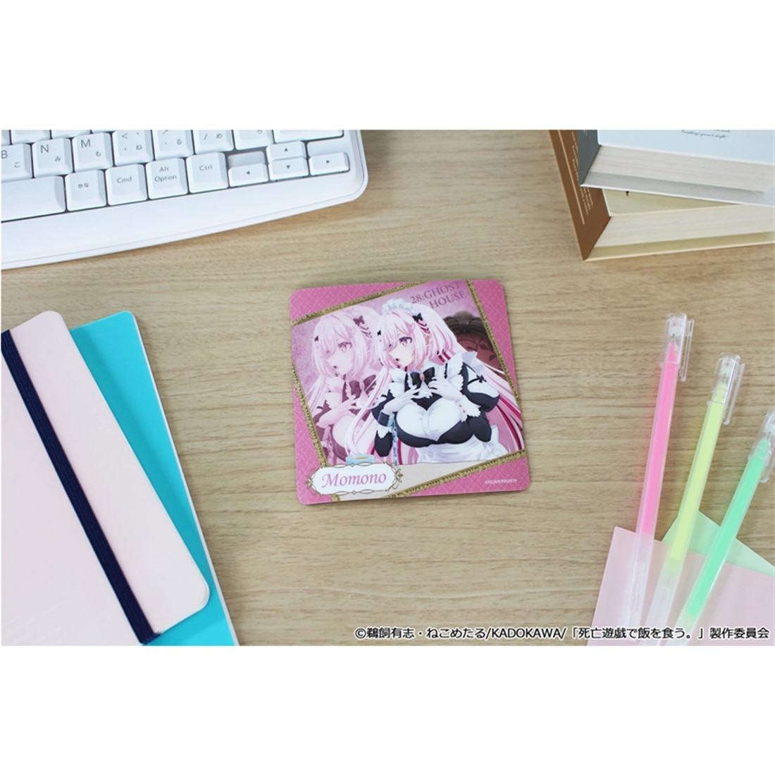 死亡遊戯で飯を食う。 ラバーマットコースター 桃乃