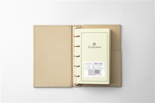 藤本さきこ×ASHFORD×LAMY クロコダイルミニシステム手帳 MICRO5（5つ穴