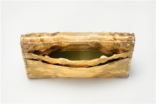 【数量限定】ハッピー.三姉妹　金運アップ巳守豆財布（みまもりまめざいふ）　シャンパンゴールド