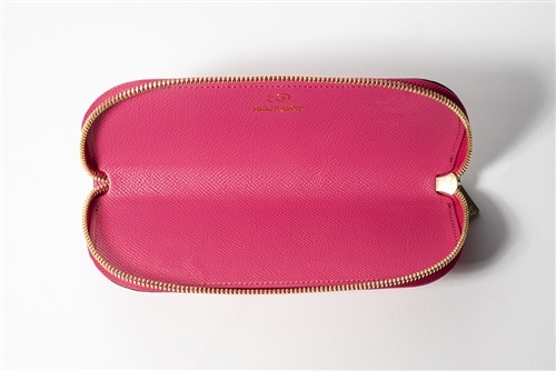 藤本さきこ クロコダイルペンケース【ローズピンク×ピンク】: グッズ