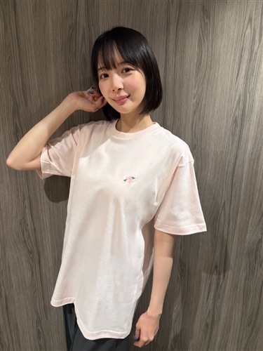 サクラナイツ 桜刺繍Tシャツ ベビーピンク/Sサイズ ベビーピンク S