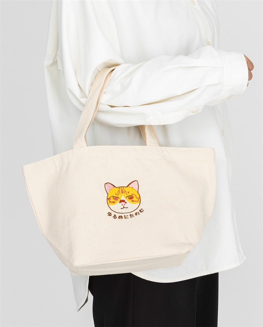 元野良猫チャチャ ミニトートバッグ: ファッション | カドスト