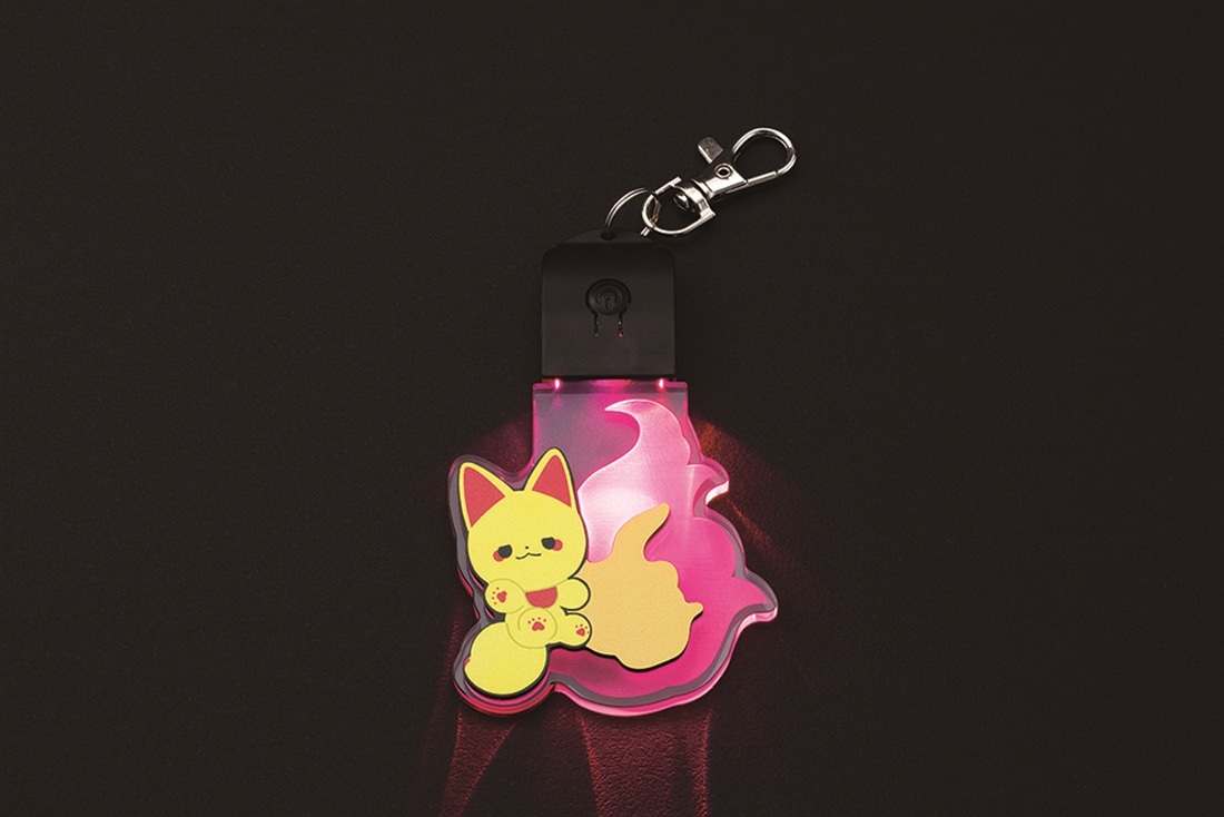 かみさまキツネとサラリーマン』LED狐火キーホルダーシリーズ キン