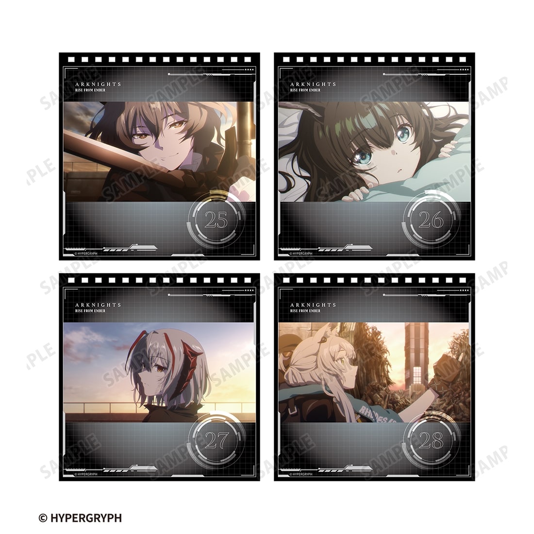 アークナイツ【焔燼曙明/RISE FROM EMBER】 日めくりカレンダー
