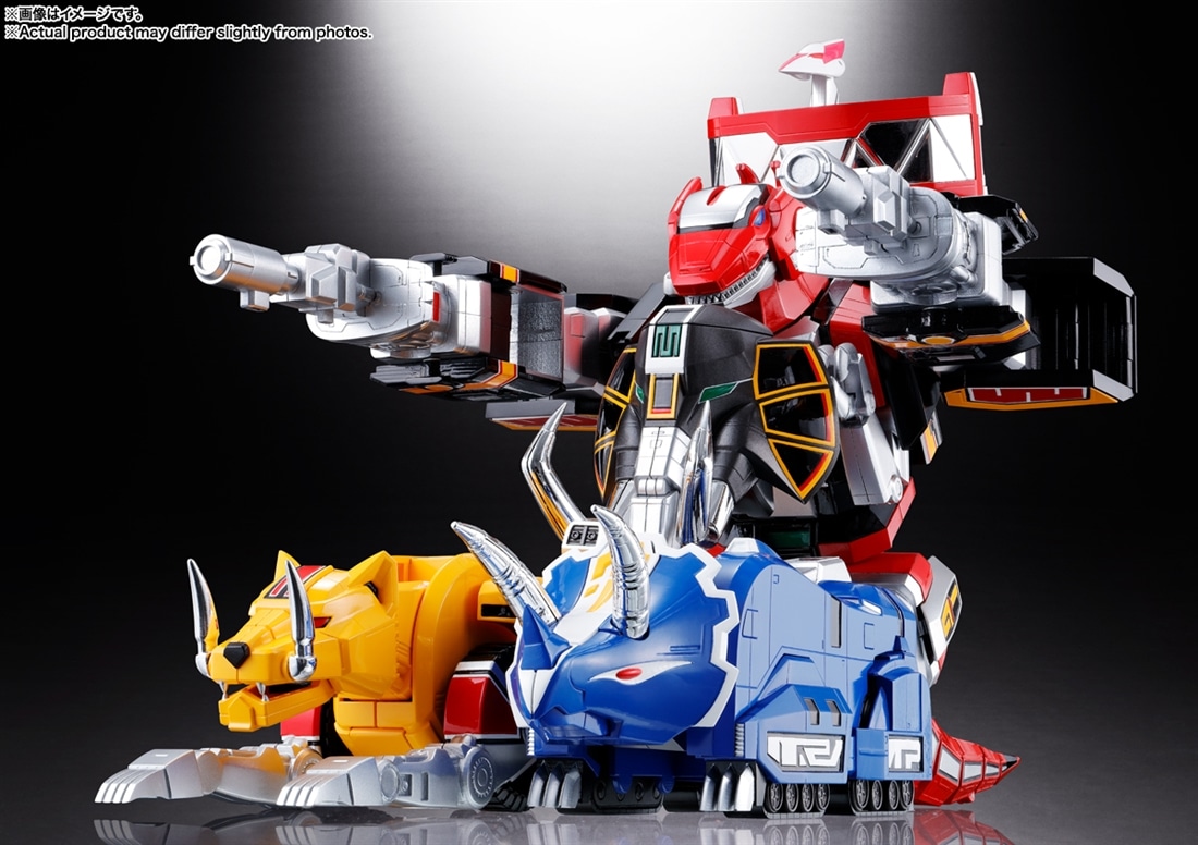 恐竜戦隊ジュウレンジャー』 超合金魂 GX-72 大獣神 ＆ GX-78 ドラゴン