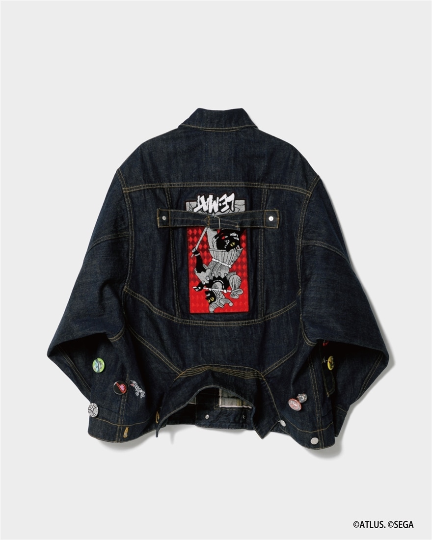 beautiful people×P5R double-end denim blouson indigo 36サイズ 36サイズ