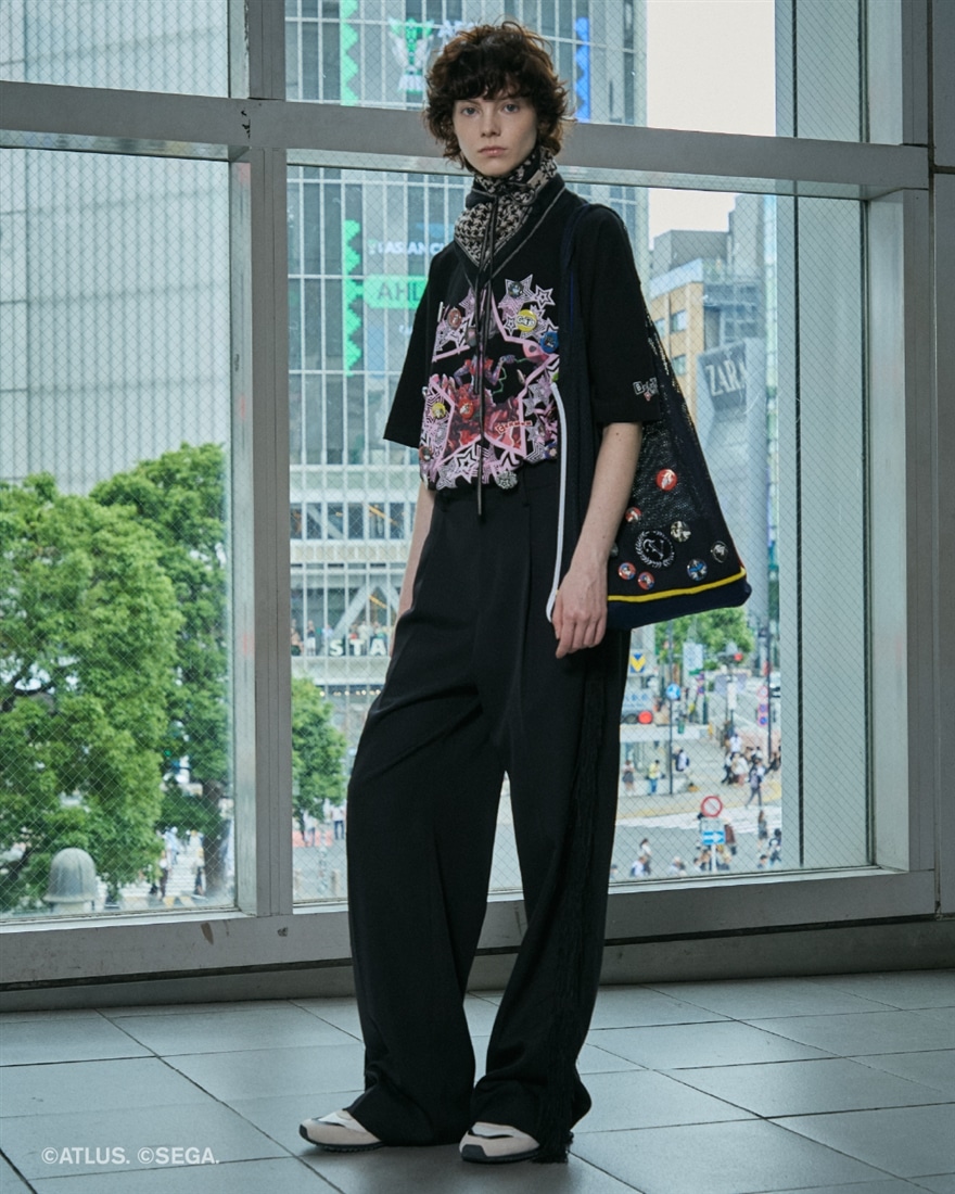 beautiful people×P5R flip mesh bag black（ベルベットルーム） black（ベルベットルーム）