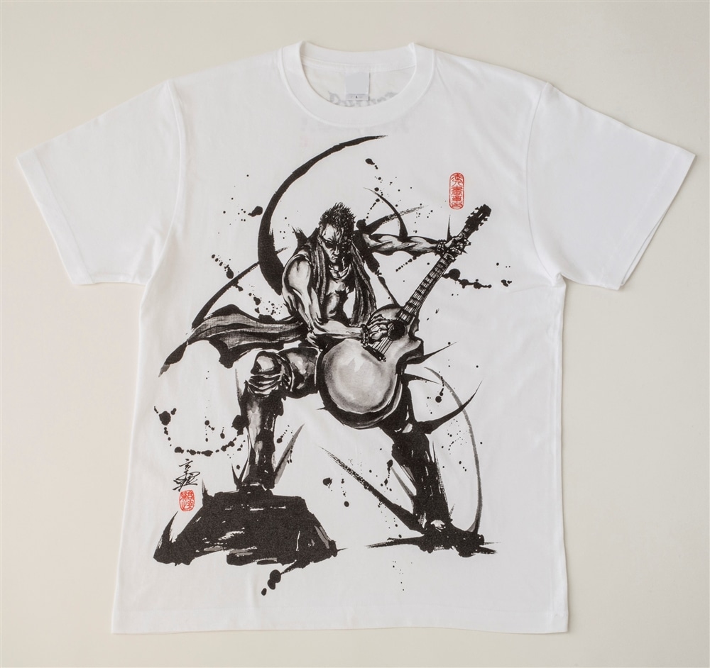 長渕剛 武人画Tシャツ 「演上ノ鬼神ノ図」（M）