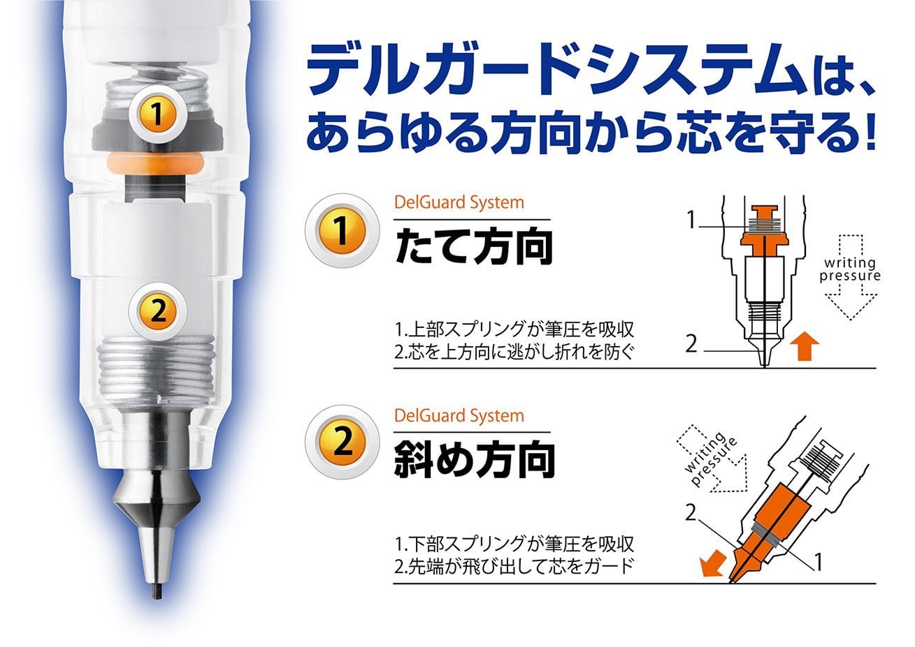 『86―エイティシックス―』ZEBRA デルガード0.5 シャープペン シン