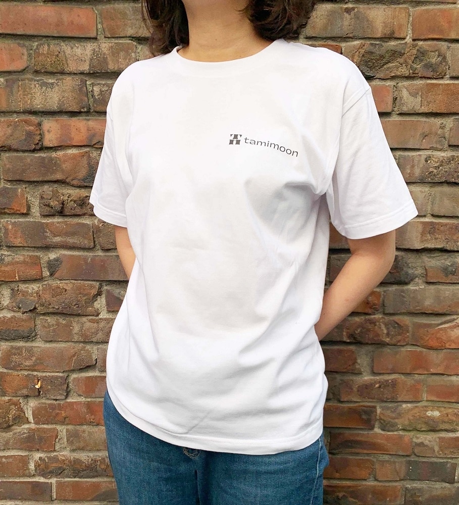 tamimoon　Tシャツ　WHITE　Ｍサイズ