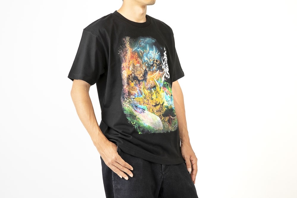 牙狼<GARO> 黄金騎士ガロ フルカラーTシャツ（XL）