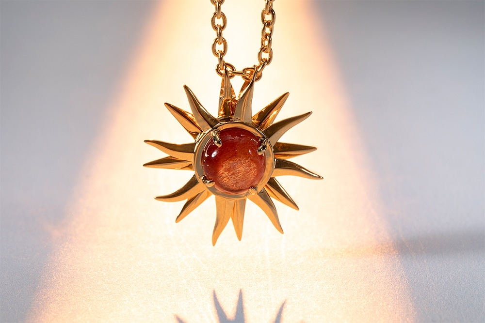 宇咲愛 twin sun pendants 双子の太陽ペンダント