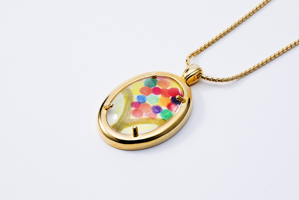 大木ゆきの　パワーアートペンダント【豊かさいっぱい】