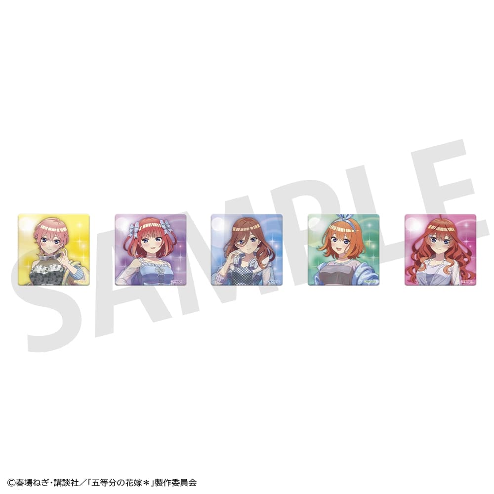 【事後通販】 「五等分の花嫁＊」スクエア缶バッジ 中野三玖