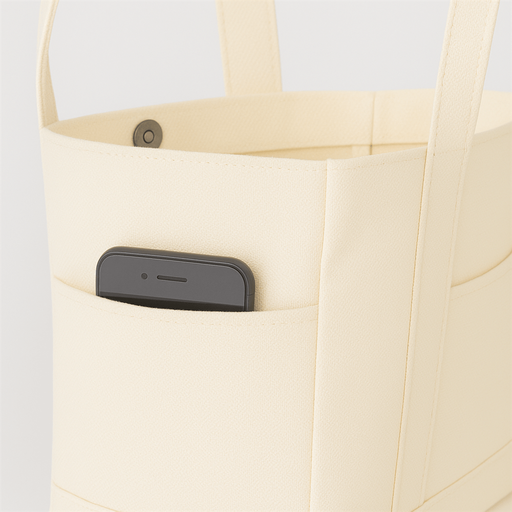 ぬいぐるみキーホルダー付き「かぼすちゃんと、ずうっとおさんぽ。」バッグ （ホワイト）