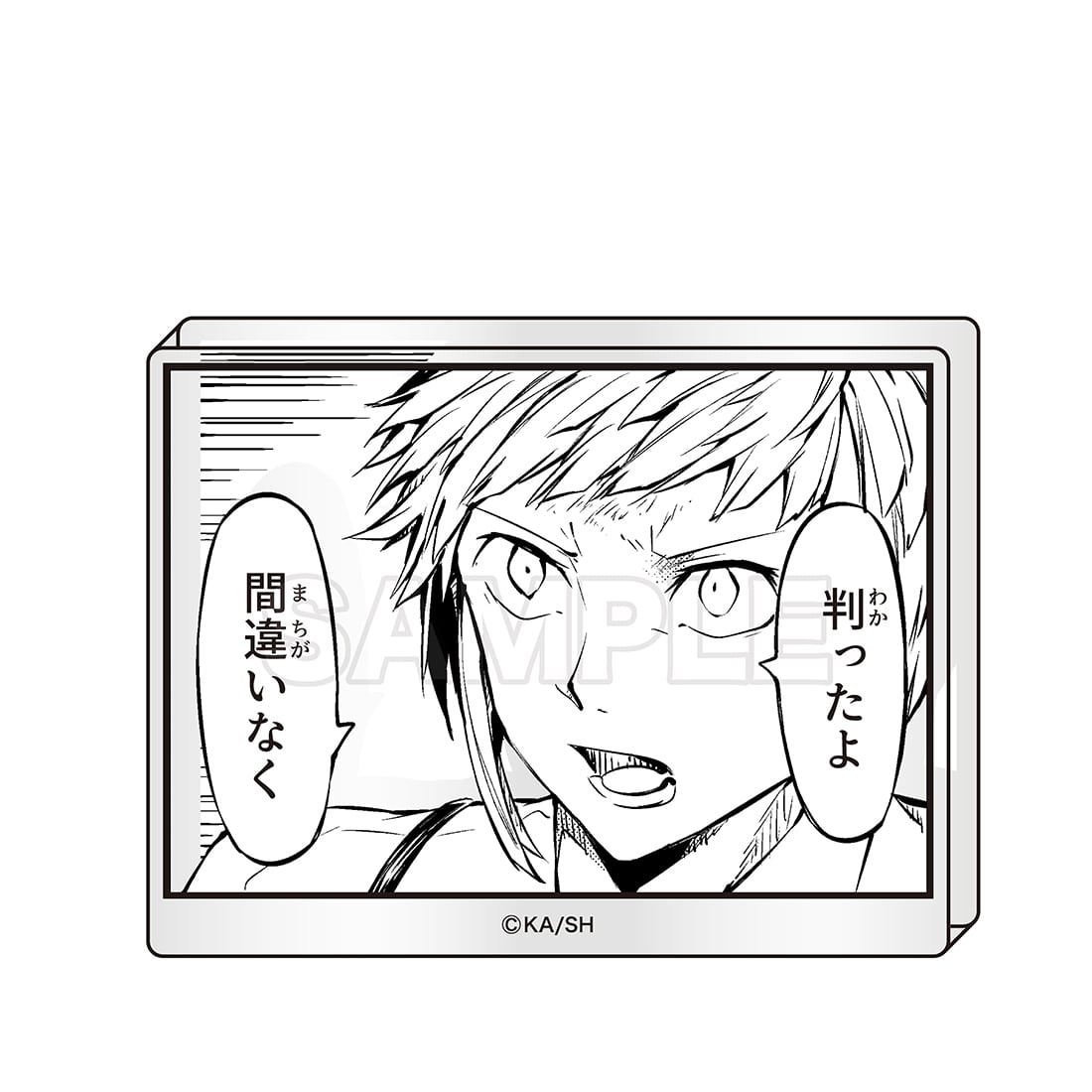 「文豪ストレイドッグス」コマプレートスタンド 3個セット【B】