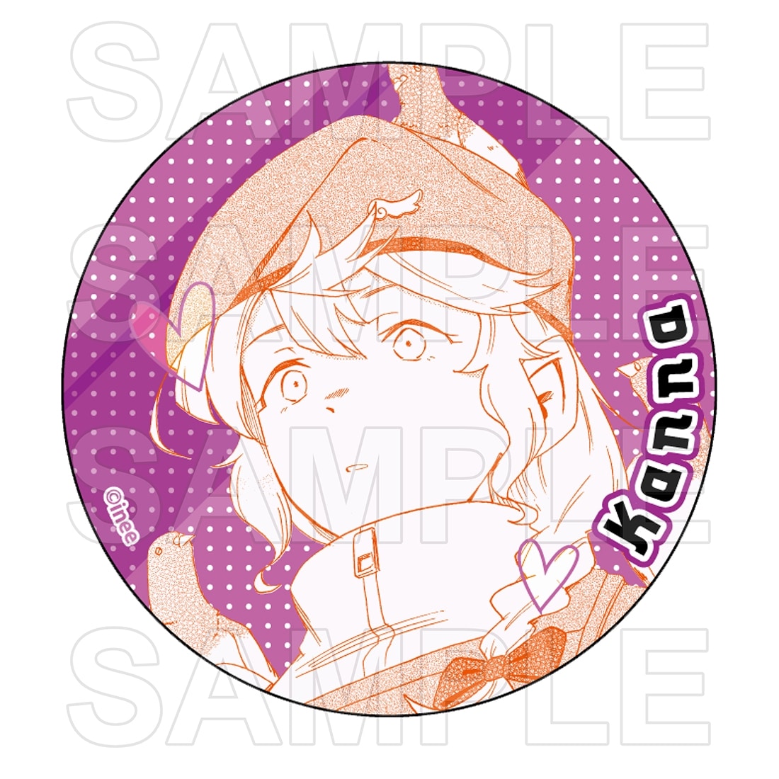 ラブ・バレット　トレーディンググリッター缶バッジ vol.1 単品（ランダム）