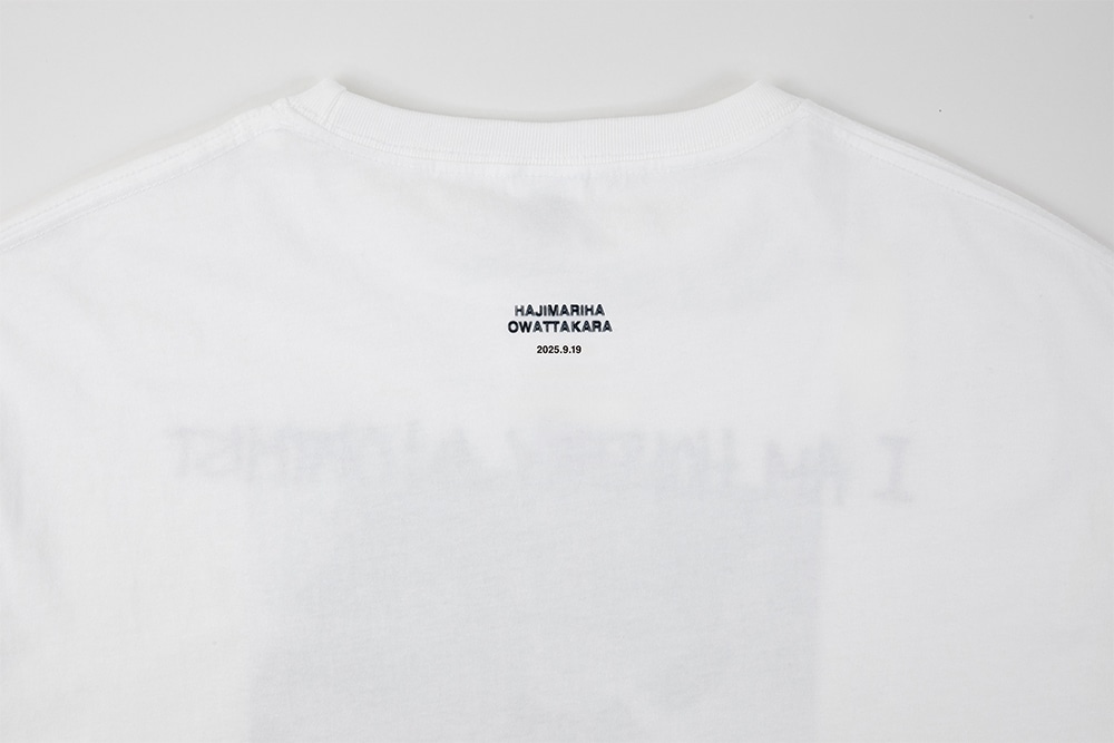 終わったおのでら　オリジナル灰皿＆ビッグシルエットTシャツセット　ホワイト　M