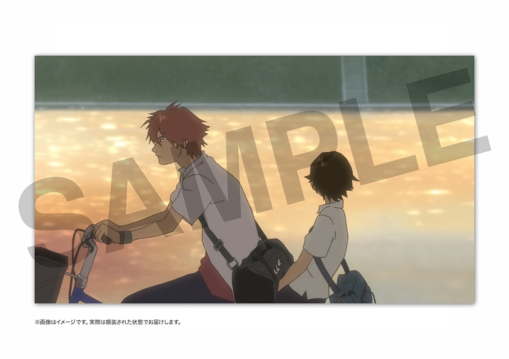 「時をかける少女」複製原画〈二人乗り〉