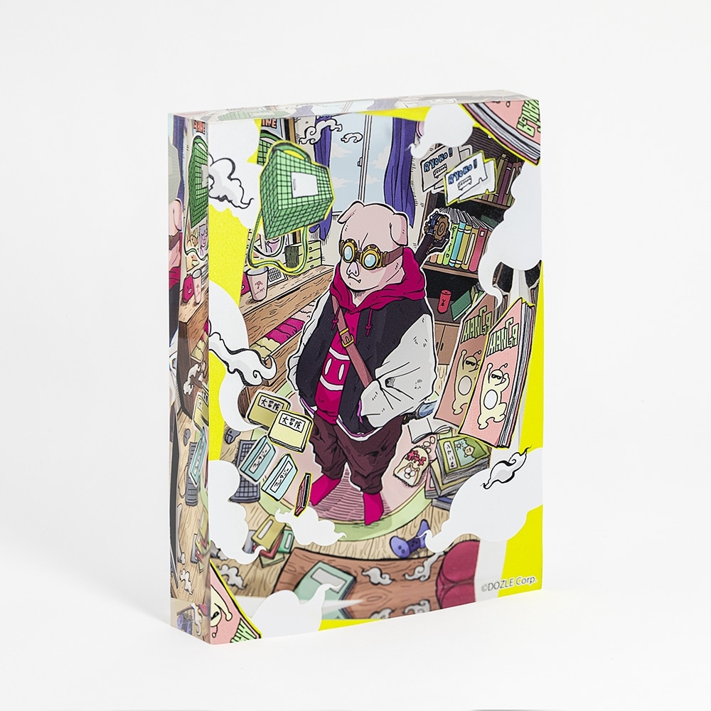 【数量限定 抽選販売】　おおはらMEN　《サイン本付》アクリルブロック