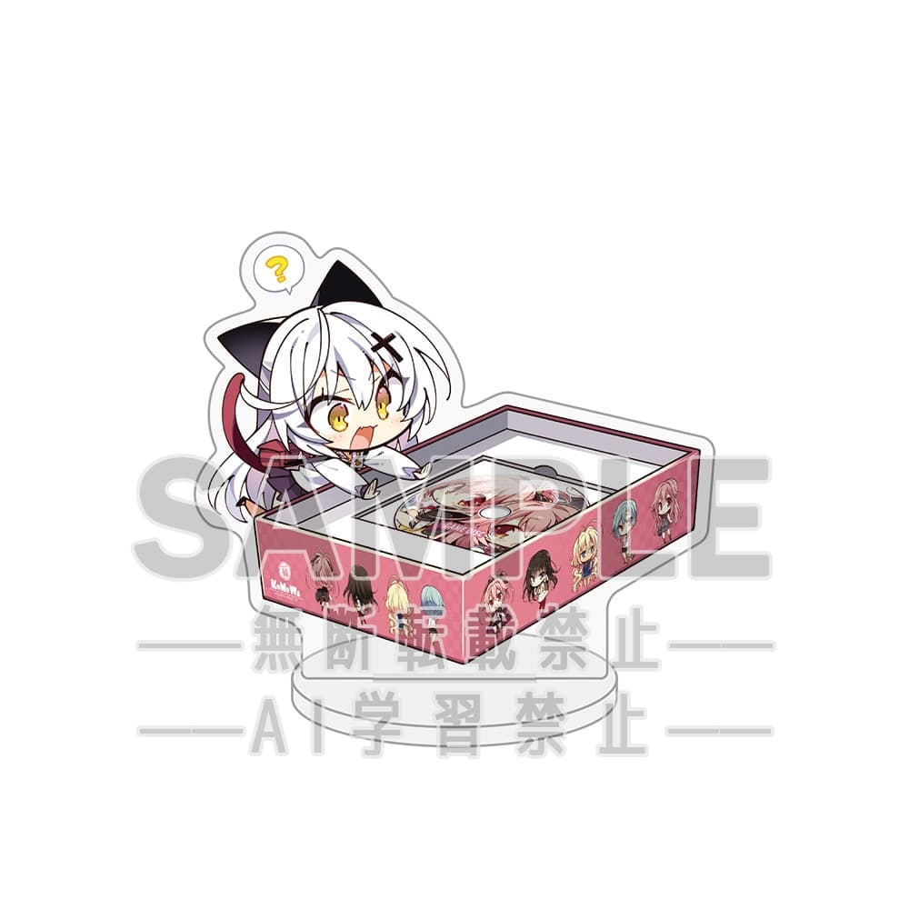 電撃萌王2025年10月号誌上通販 こもわた遙華 描き下ろし 天真爛漫なミニキャラ大集合アクリルプレートセット