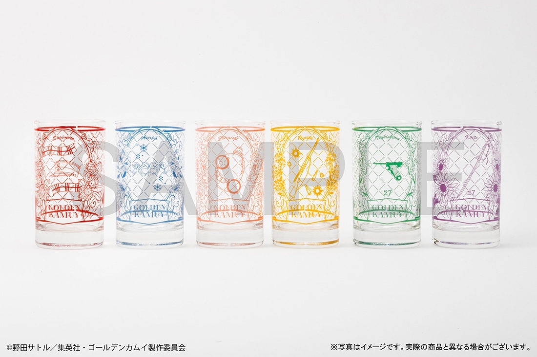 TVアニメ『ゴールデンカムイ』 グラス 花ver. 鯉登少尉