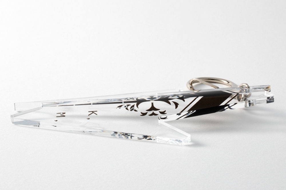 「ファイブスター物語」GTMパーツキーホルダー（Zarathustra Apterbringer Panzer Kampf Roboter）