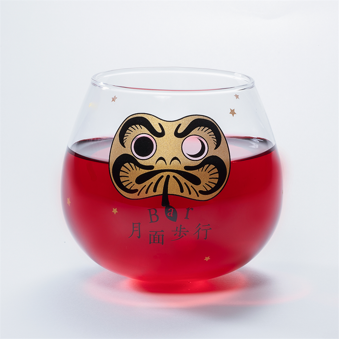 「Bar 月面歩行」だるまグラス